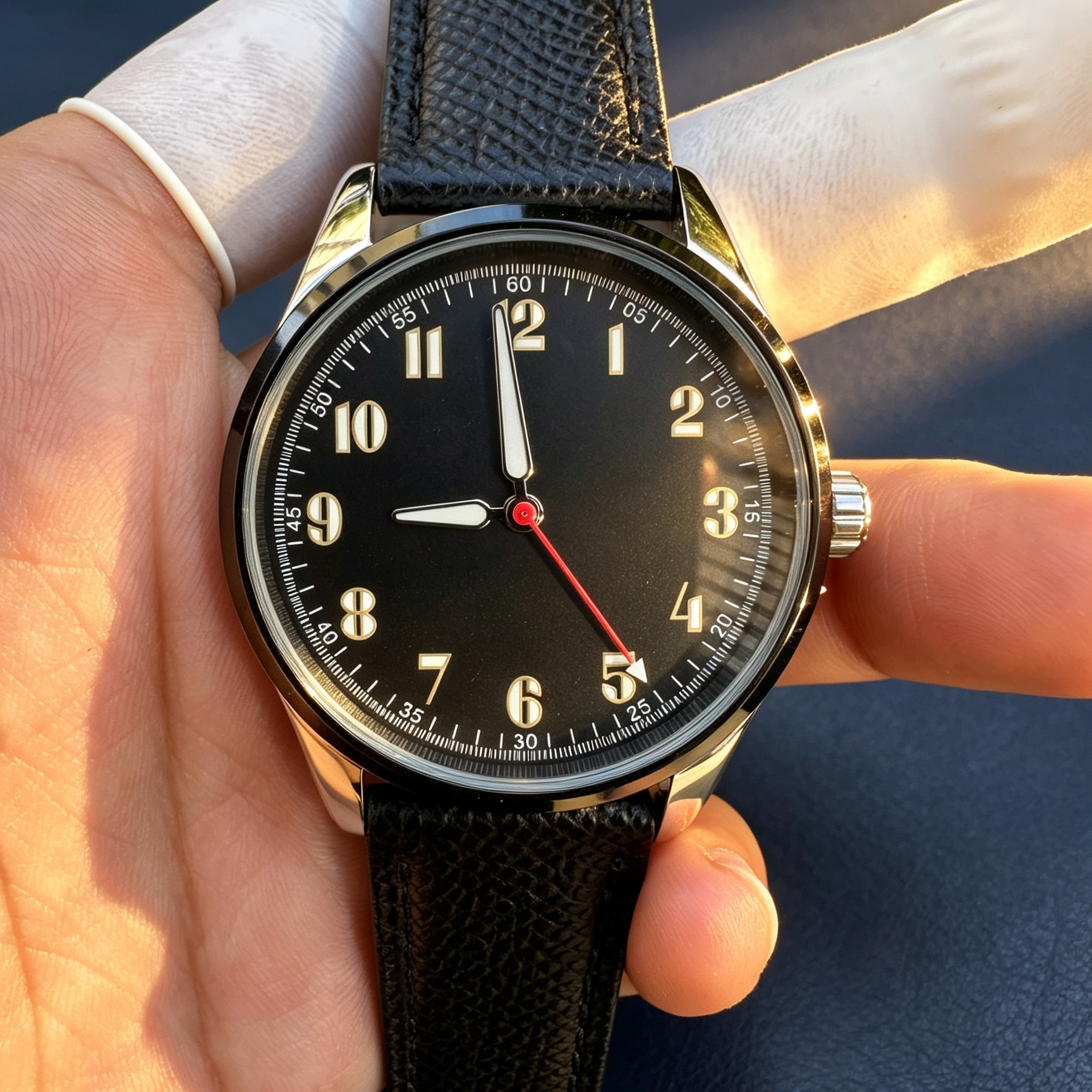 Tropic Strap Vintage - Erkekler Vintage Askeri Kuvars kol saati