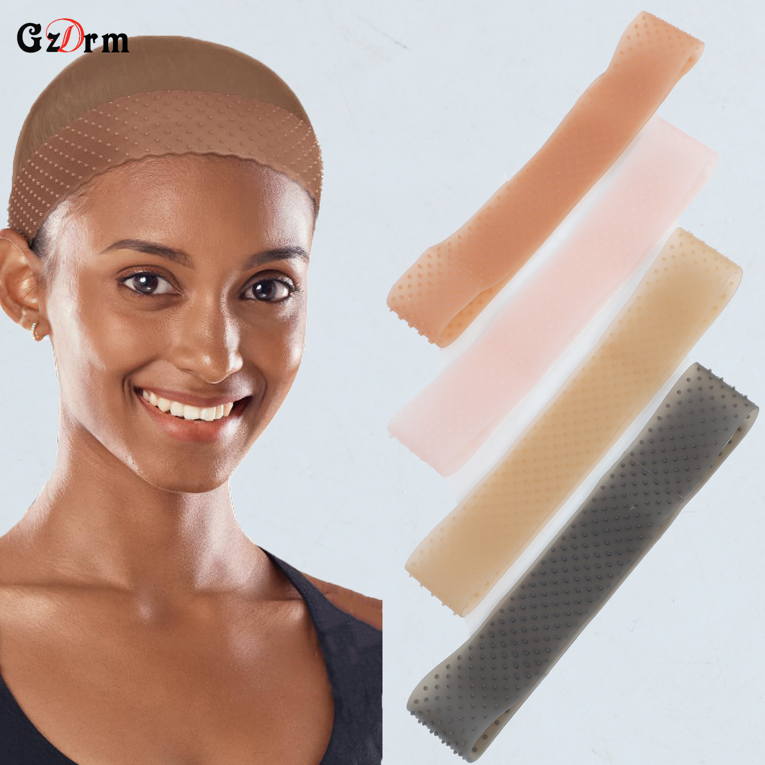 Silicone Band Women - Kaymaz Şeffaf Silikon Peruk Tutucu Bant,
