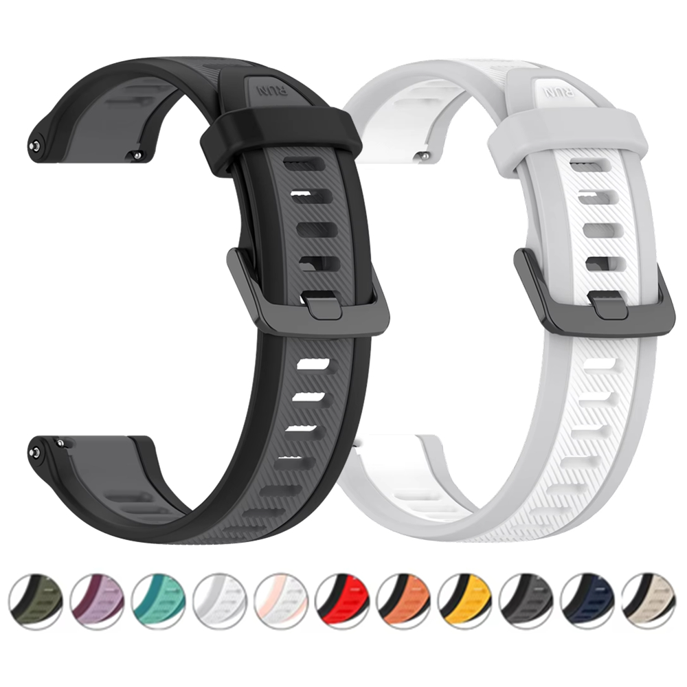 Silicone Watch Band 22Mm - Garmin Forerunner 570 265 255 165