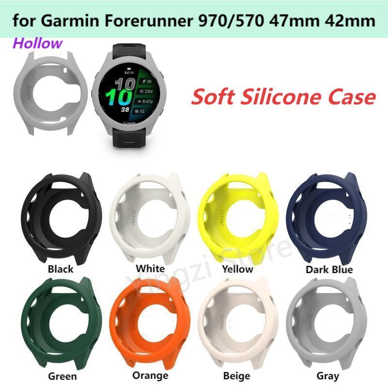 Silicone Watch Band 22Mm - Garmin Forerunner 970 570 47mm 42mm