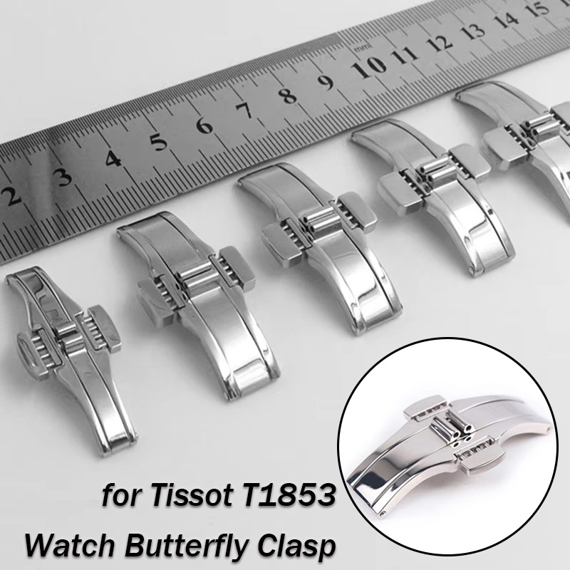 Butterfly Clasp Deployant - Tissot T1853 saat kayışı Toka Kelebek