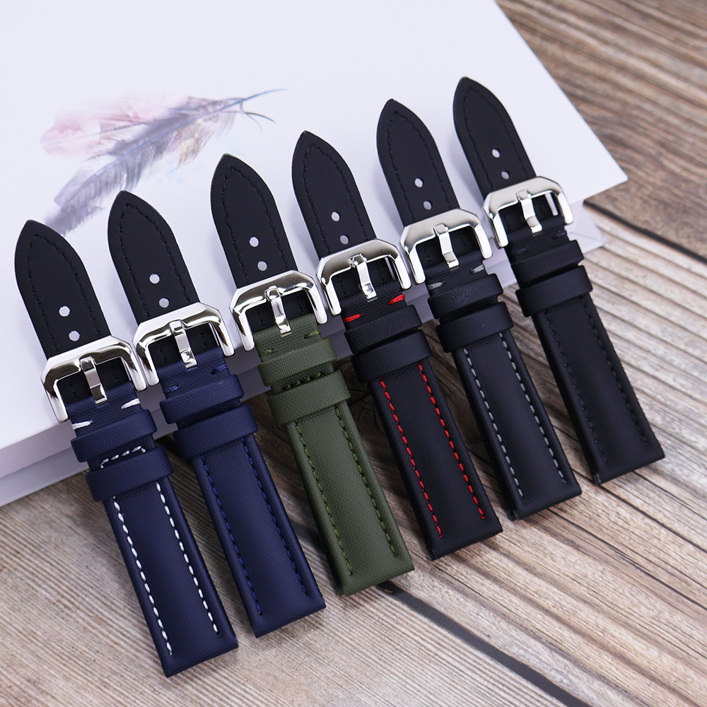 Suede Strap Watch - Oxford + deri saat kordonları 20mm