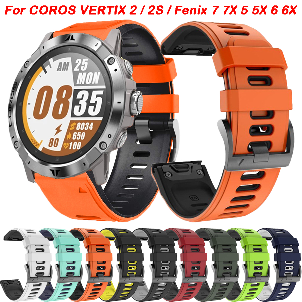 Silicone Watch Band 22Mm - Yedek saat kayışı 22mm 26mm için