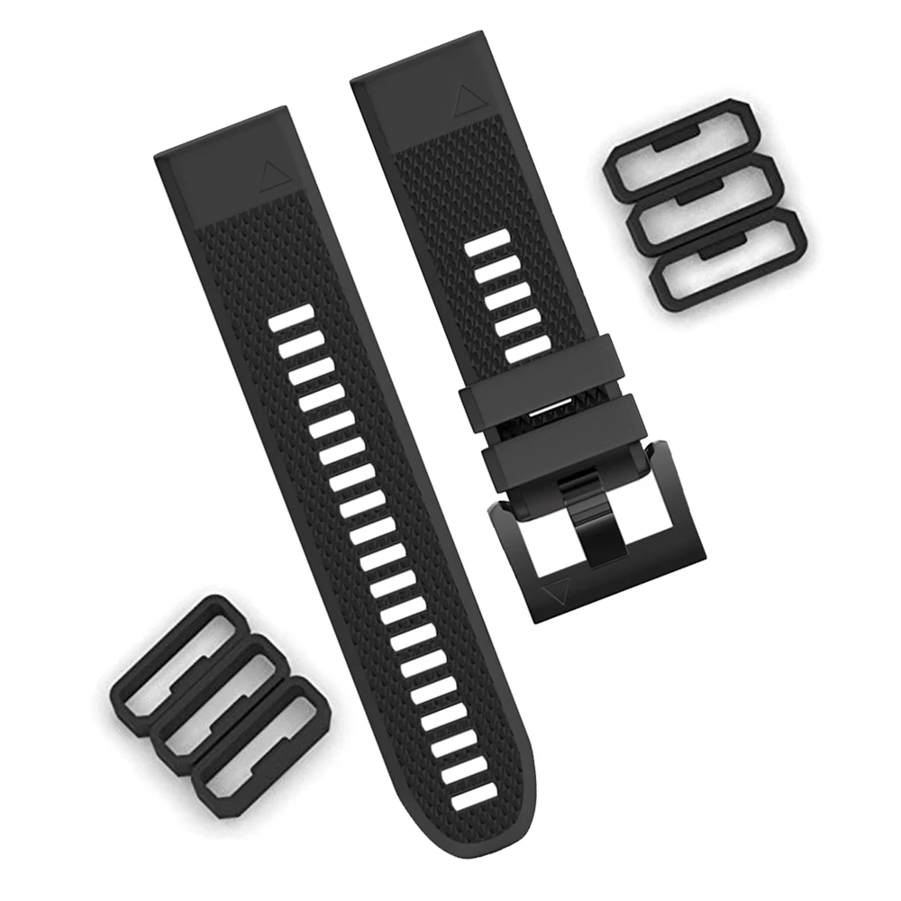 Silicone Watch Band 22Mm - Garmin Forerunner 945/935/955/965 Fenix 5/6/7 Güvenlik