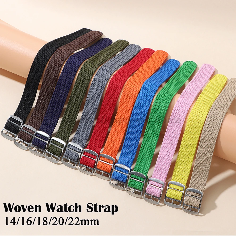 Perlon Strap Woven - 14mm 16mm 18mm 20mm 22mm Kumaş