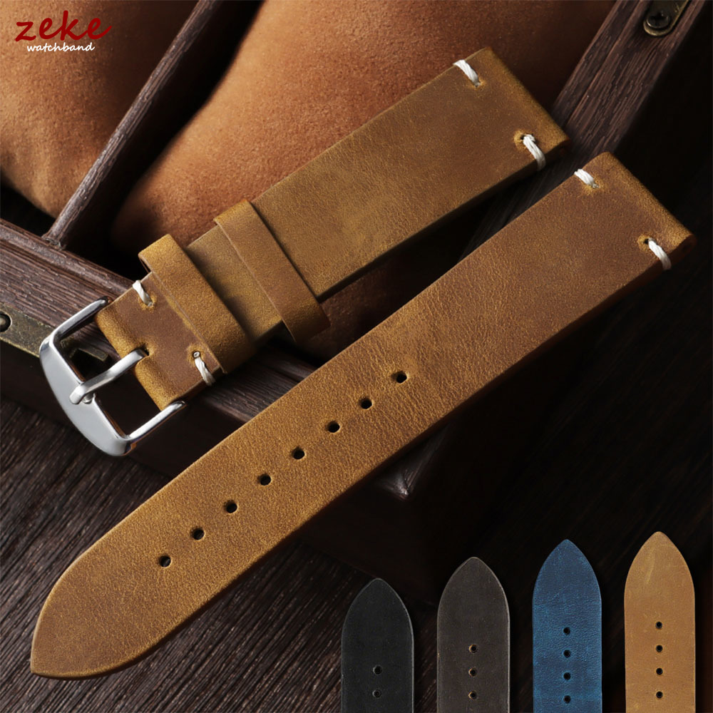Suede Strap Watch - Vintage Yumuşak Yağlı Balmumu Saat Kayışı