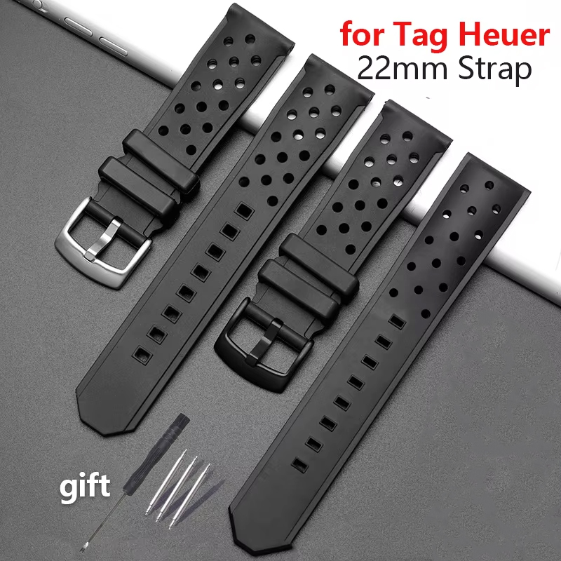 Rubber Strap Diver - Yarış F1 WAZ2113 için etiket Heuer