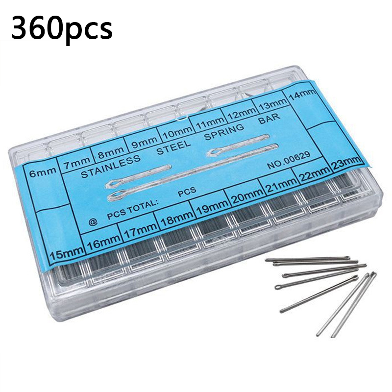 Spring Bar Tool Set - 360 Parça Bölünmüş Pimler Paslanmaz Çelik