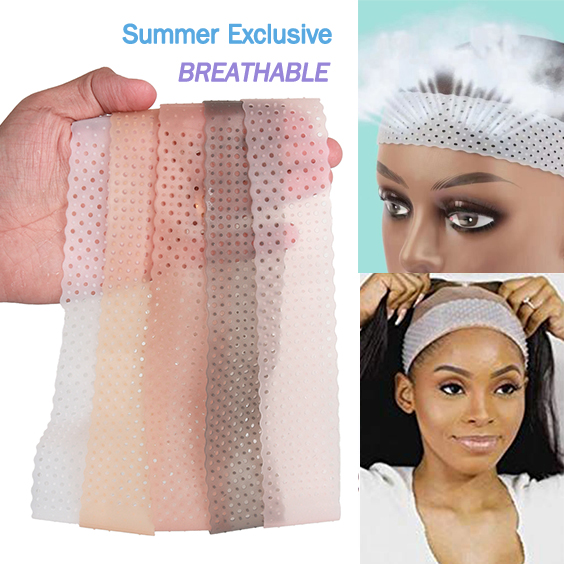 Silicone Band Women - Yeni nefes alan peruk tutucu bandı,