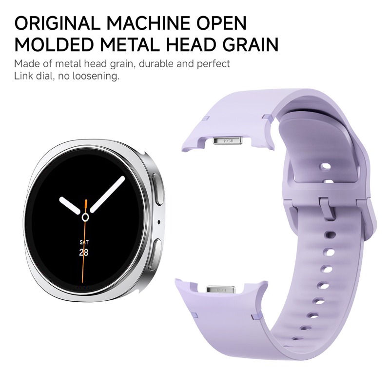 Silicone Watch Band 22Mm - 20/22mm Silikon Bant Samsung Galaxy Watch8