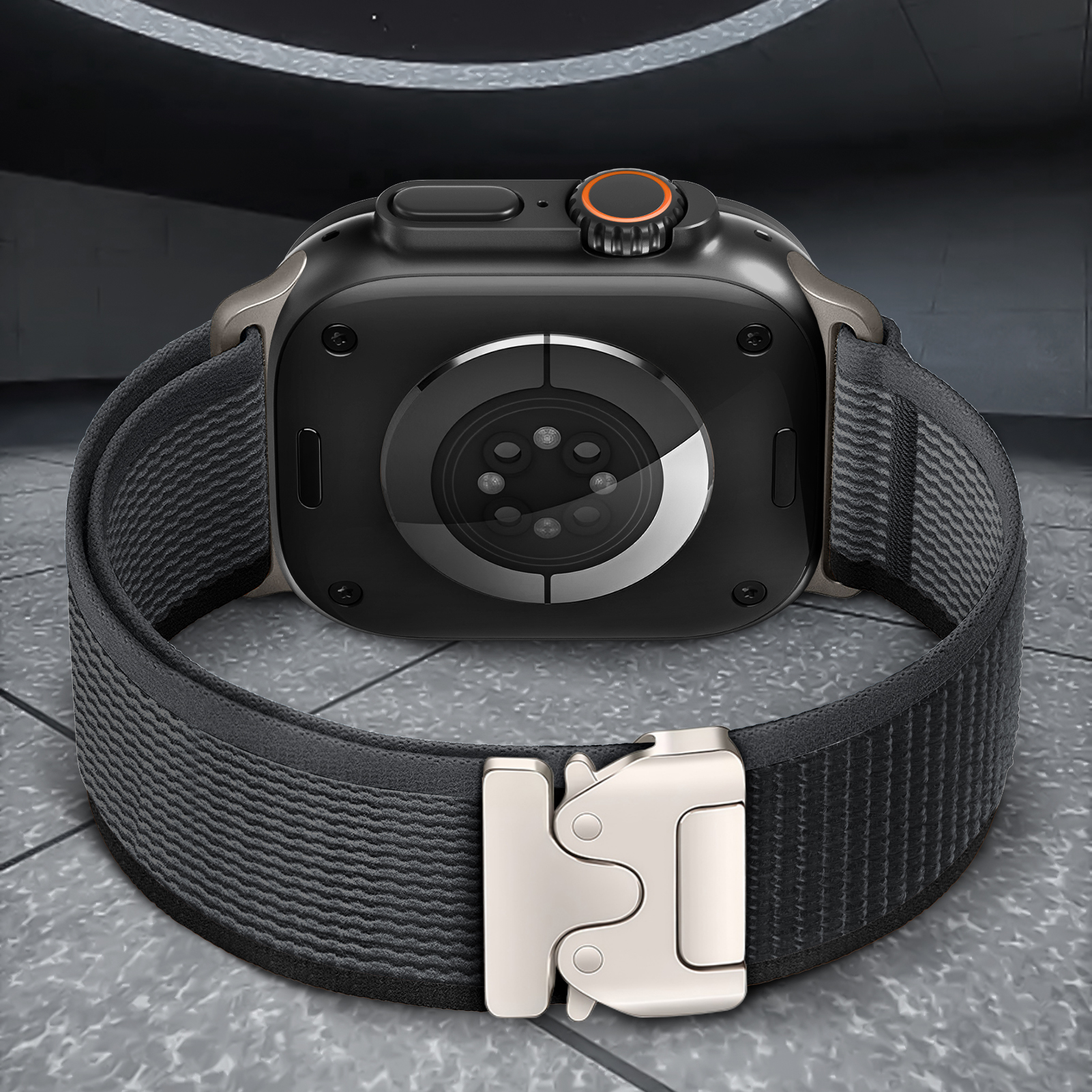 Parachute Strap Elastic - Naylon Paraşüt Sapanlar Apple Watch ultra