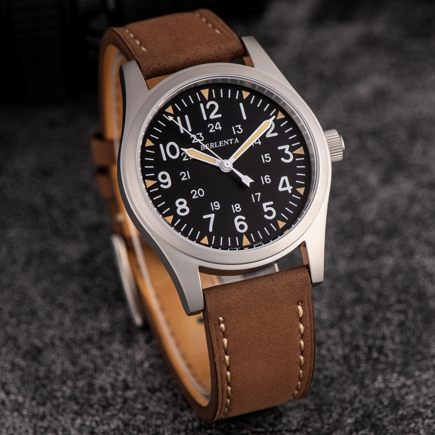 Tropic Strap Vintage - Berlenta Vintage Mat Deri Kayış erkek