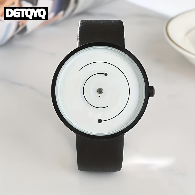 Leather Watch Band Men - Moda Yaratıcı Saat Erkek Spor Saatleri