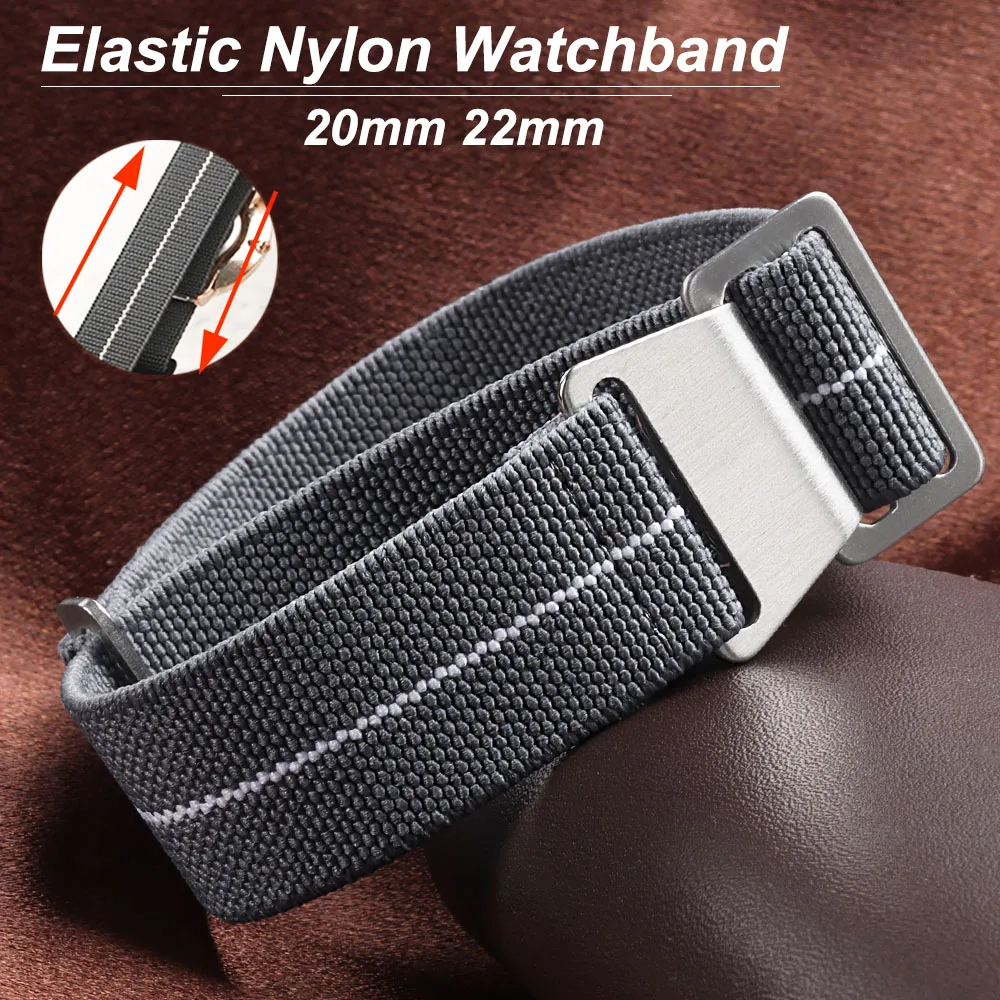 Parachute Strap Elastic - Elastik saat kayışı 60 s Fransız