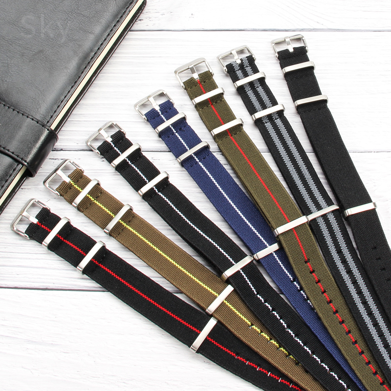 Suede Strap Watch - 60'lı Fransız Ordusu Saat Kayışı Naylon