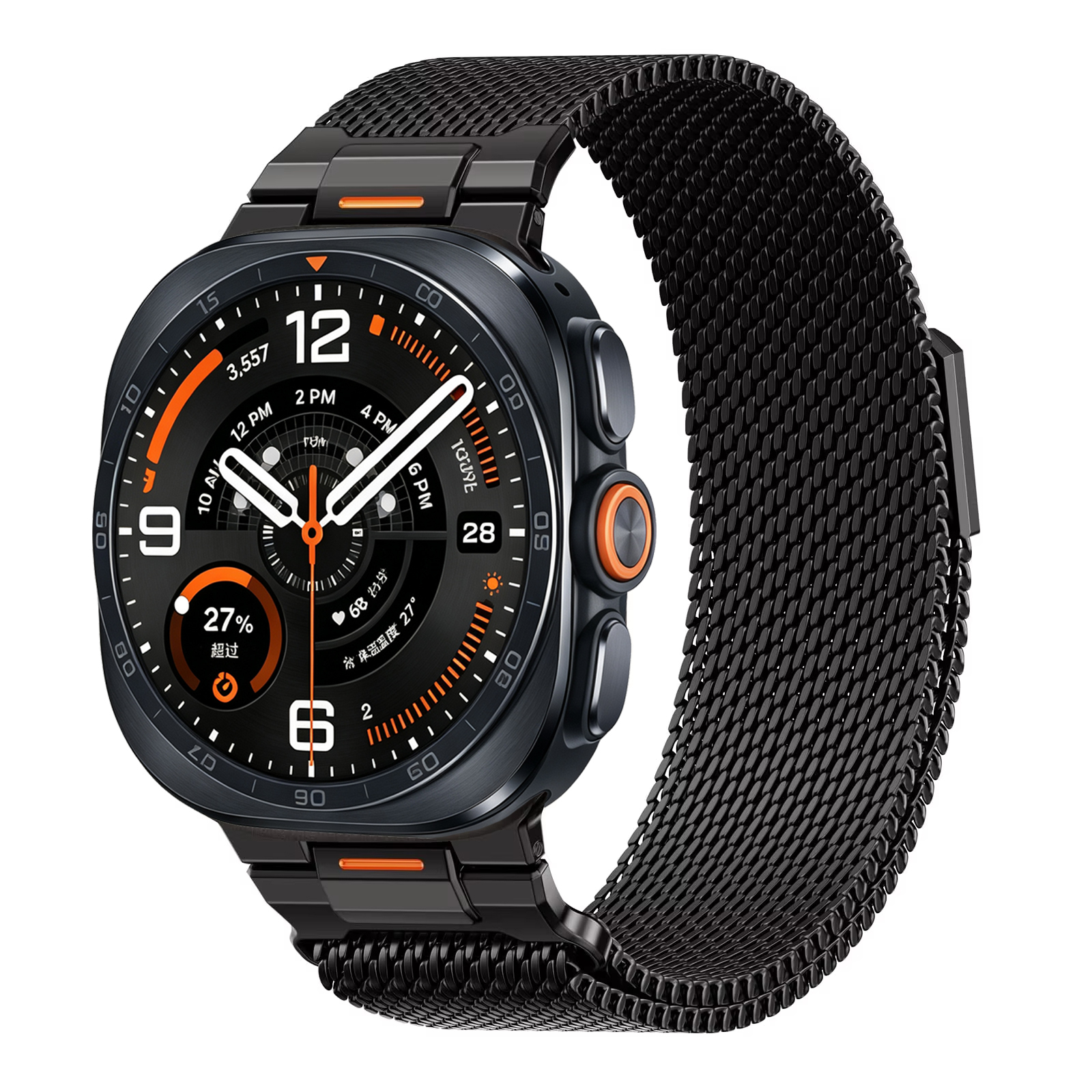 Milanese Loop Magnetic - Samsung Galaxy Watch Ultra 2 için