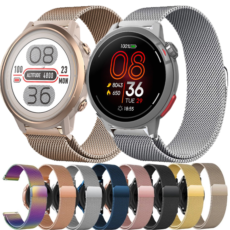 Milanese Loop Magnetic - COROS PACE 3 PACE2 için 20mm
