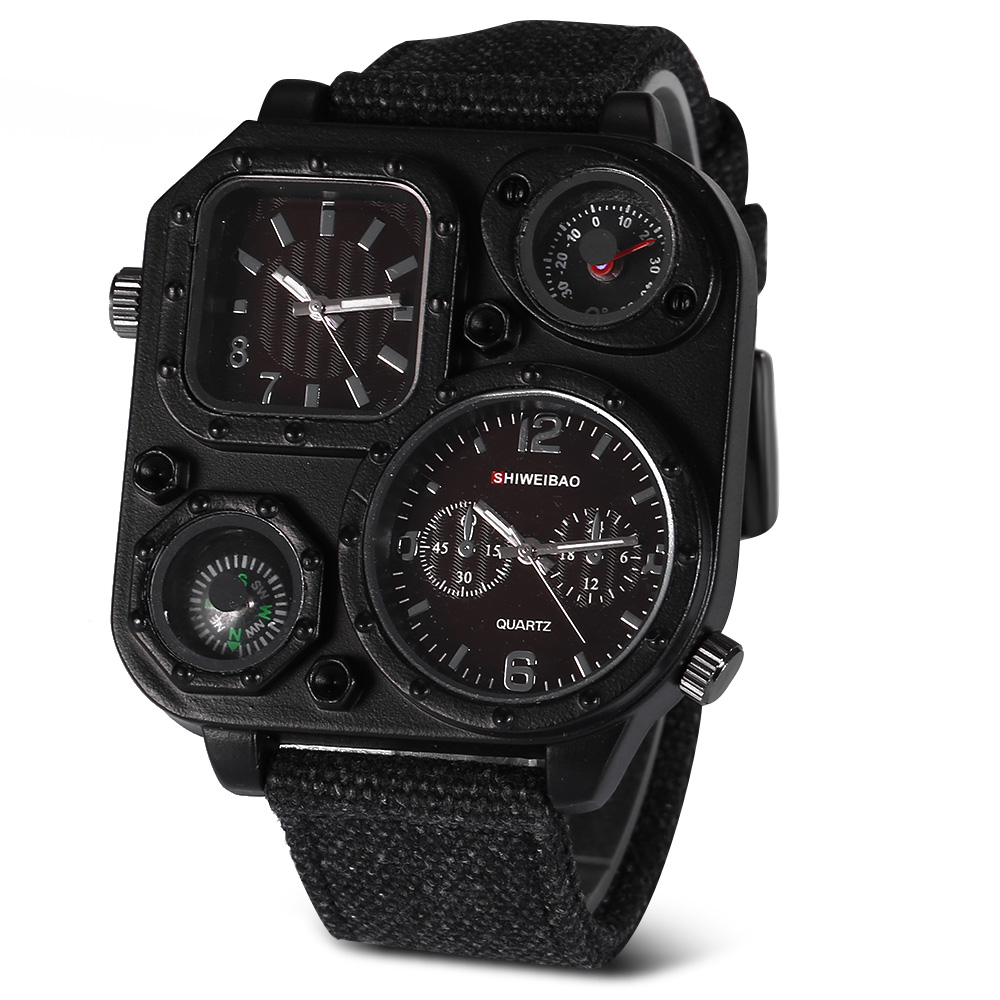 Canvas Strap Watch - Kuvars Erkek Saatler Top Marka Lüks