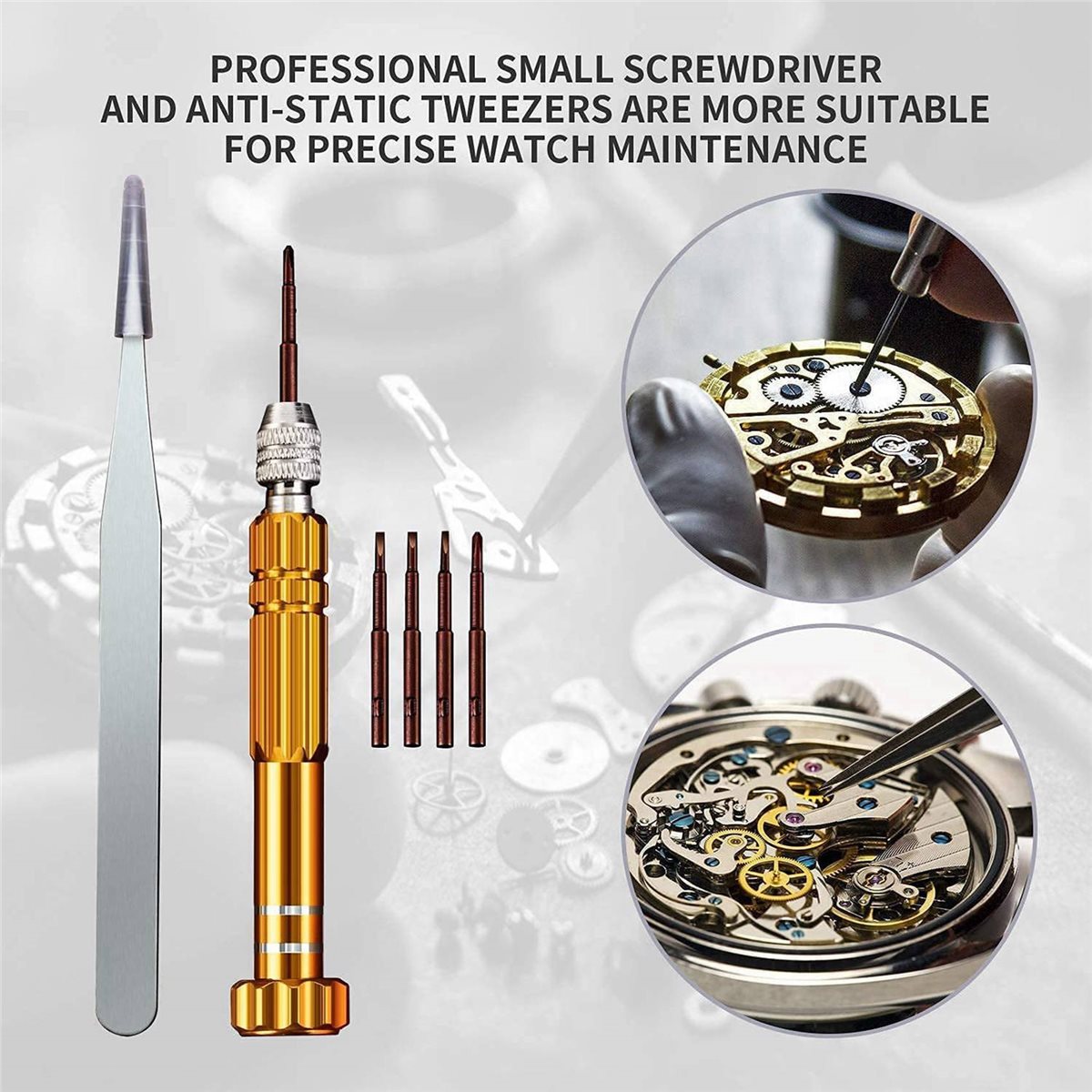 Spring Bar Tool Set - ABGQ Saat Tamir Seti, 298 Parça