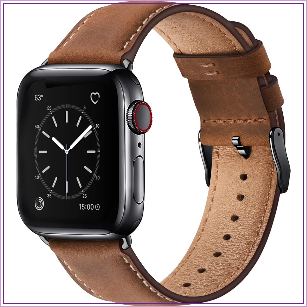 Leather Watch Band Men - Erkekler ve Kadınlar için Apple Watch