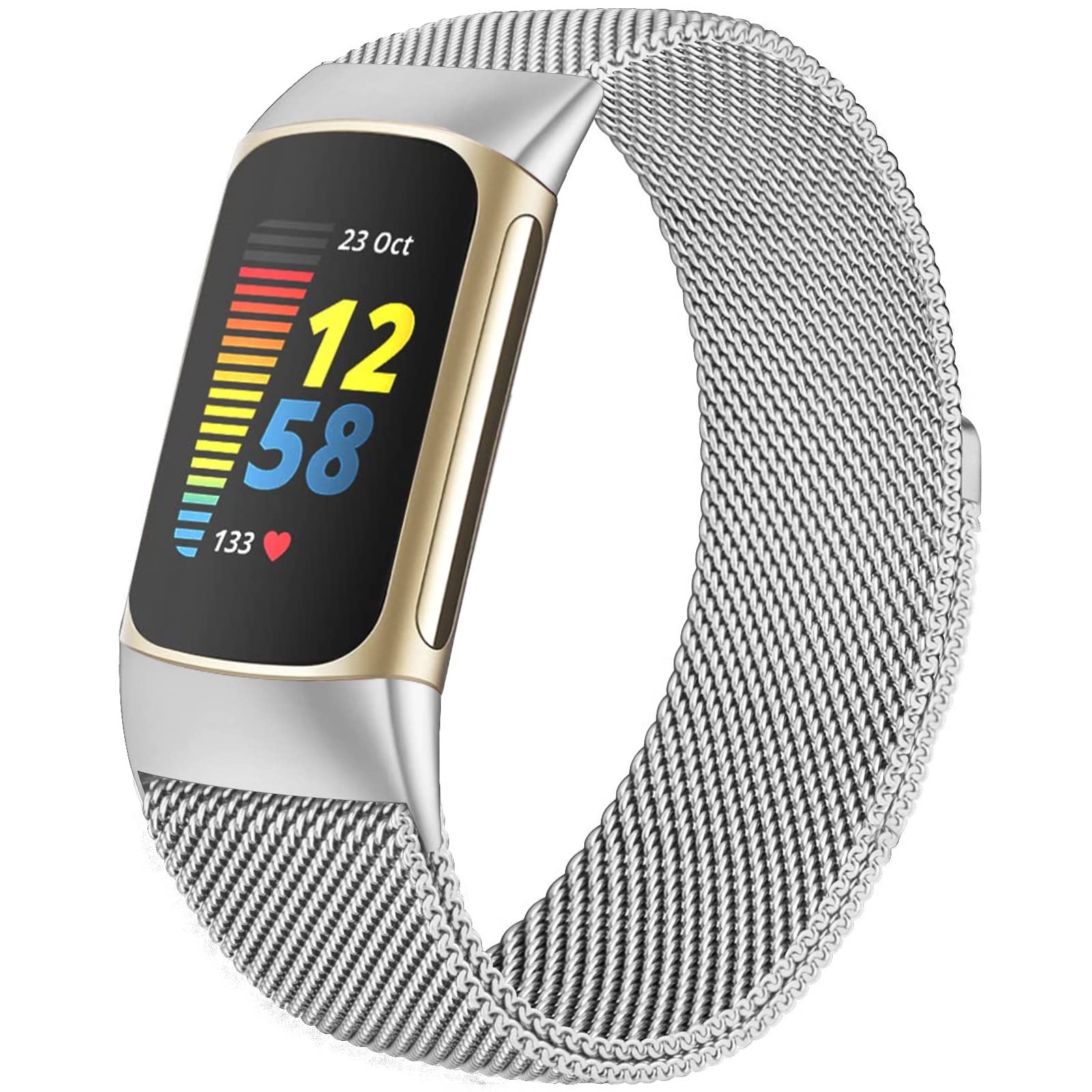 Milanese Loop Magnetic - Milanese döngü fitbit şarj 6 5