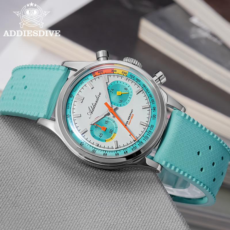 Rubber Strap Diver - ADDIESDIVE YENI Çok Fonksiyonlu Kronograf Izle