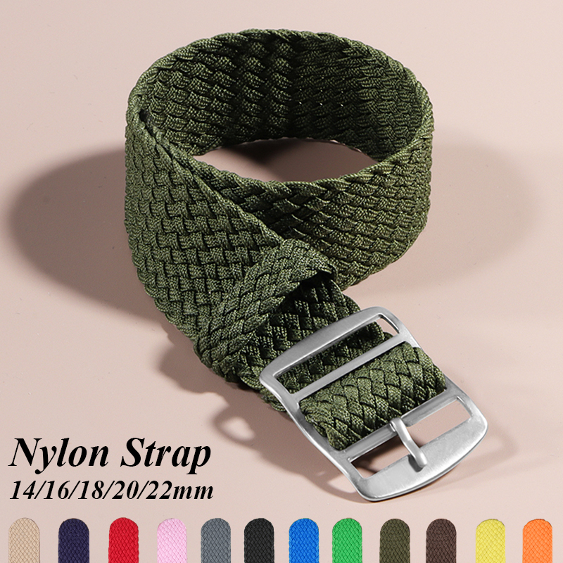 Perlon Strap Woven - 16mm 18mm 20mm 22mm Naylon Kanvas