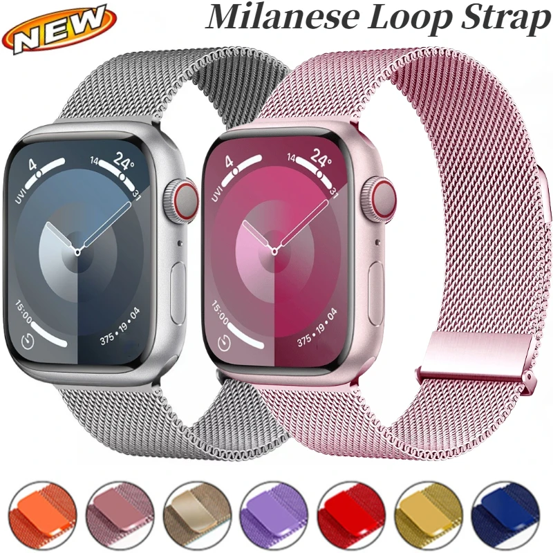 Milanese Loop Magnetic - Apple Watch Kordonu için Milanese Loop