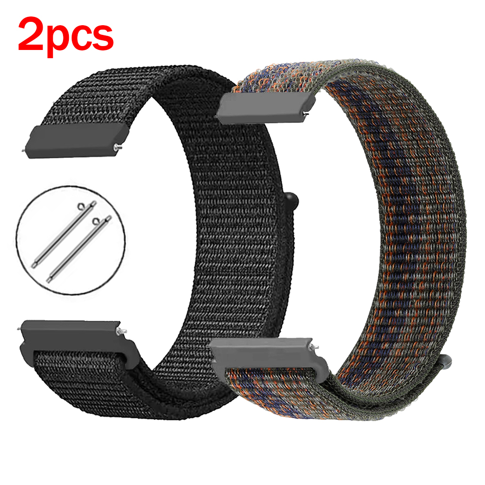 Sport Loop Velcro - 2 Adet 22mm Naylon Spor Kayışı