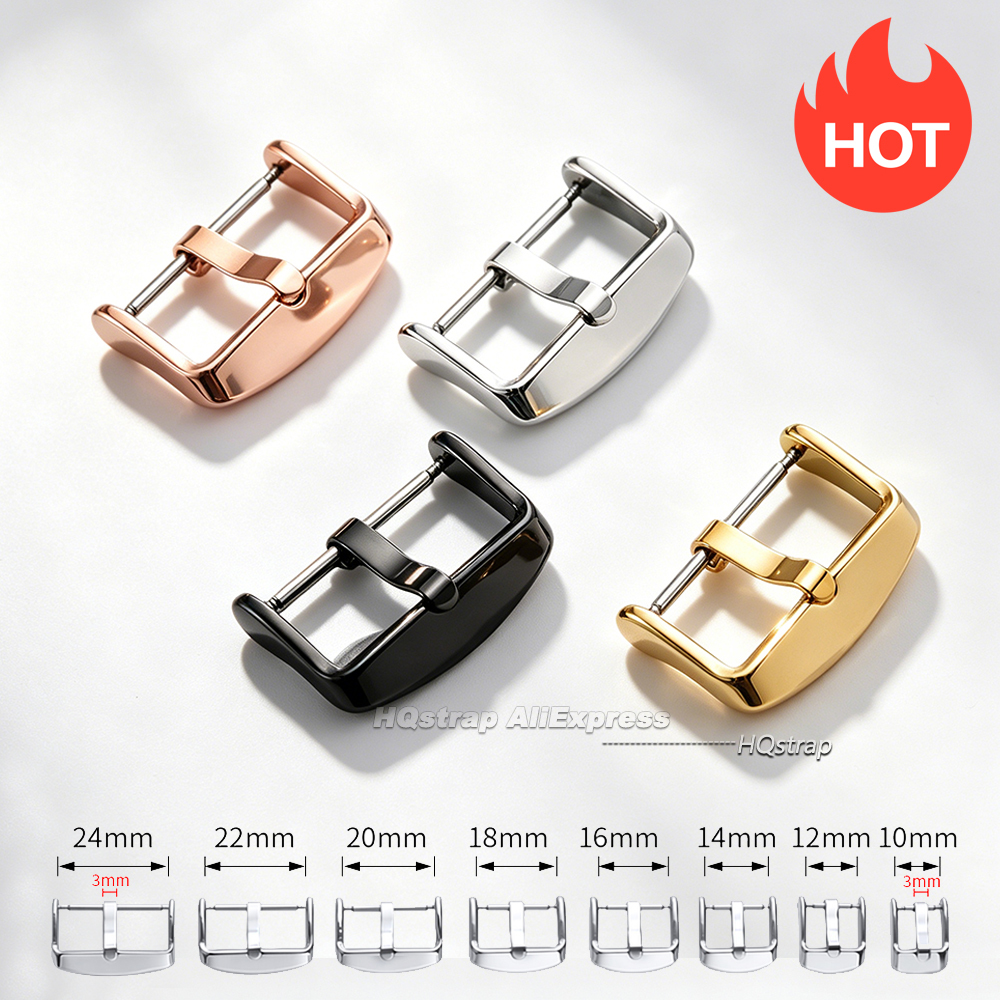 Silicone Watch Band 22Mm - Pin Tokalı Saat Kayışı Tokası 12mm