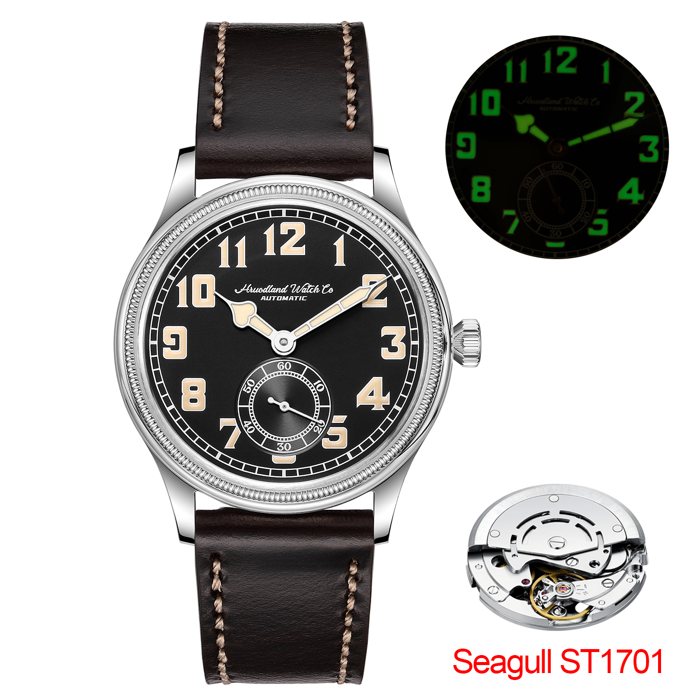 Tropic Strap Vintage - Retro Pilot Saat Mark IX Otomatik