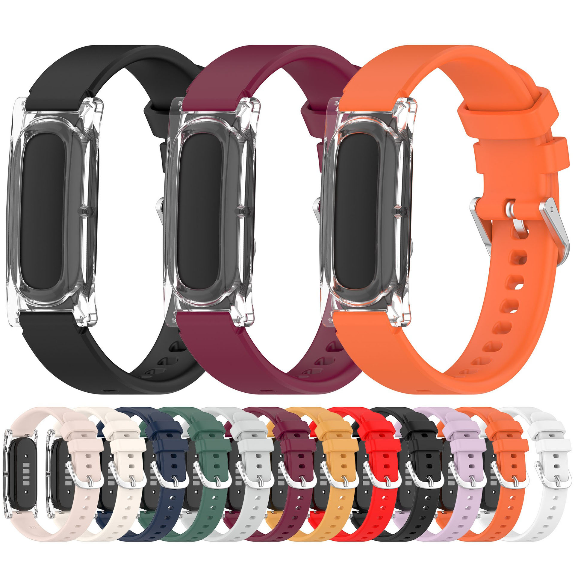 Silicone Band Women - Google Fitbit Air ile Uyumlu Silikon