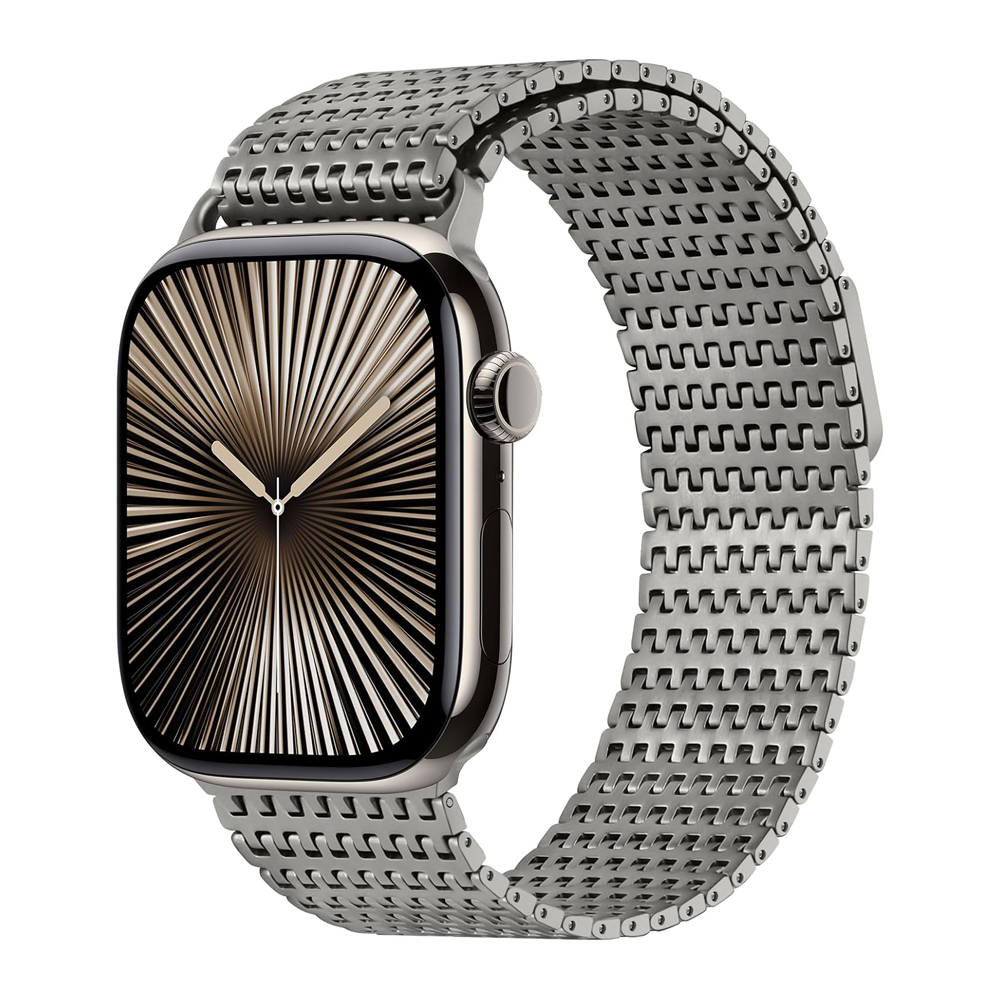 Milanese Loop Magnetic - Apple Watch bandı için titanyum döngü
