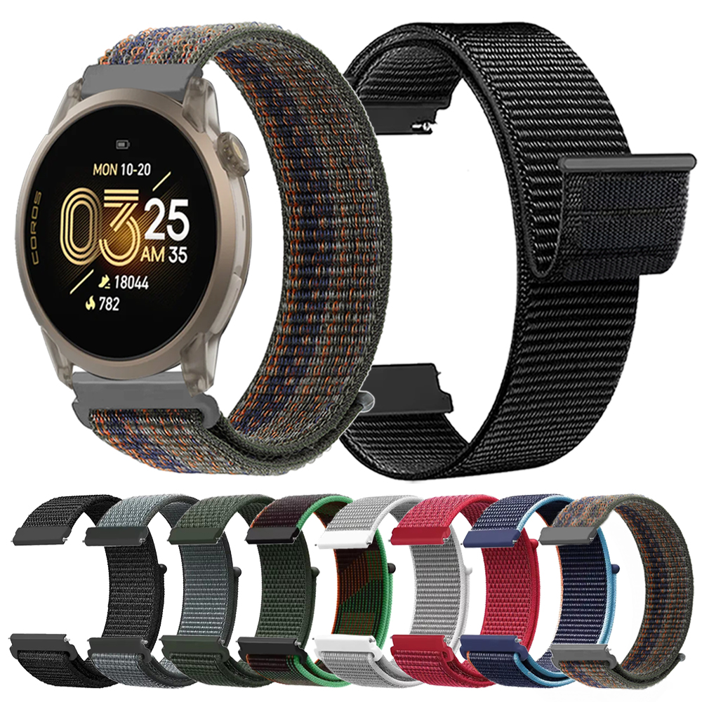 Sport Loop Velcro - Naylon Nefes Alabilen Döngü Kordonlu Saat