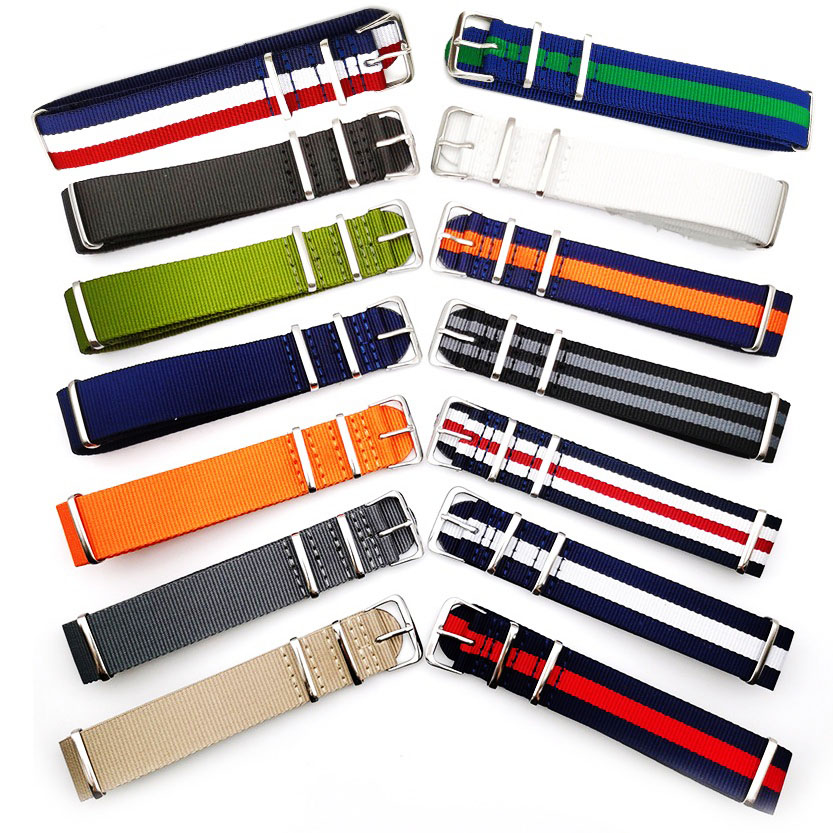 Nato Strap Nylon - Kanvas Bant Naylon saat kayışı Saat