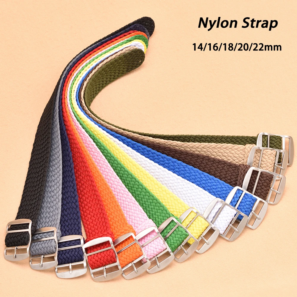 Perlon Strap Woven - Dokuma naylon saat kayışı 14mm 16mm