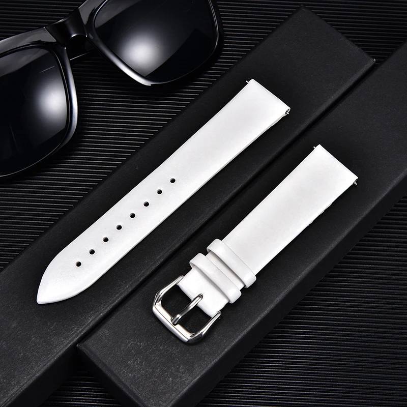 Suede Strap Watch - Ultra ince dana derisi deri saat