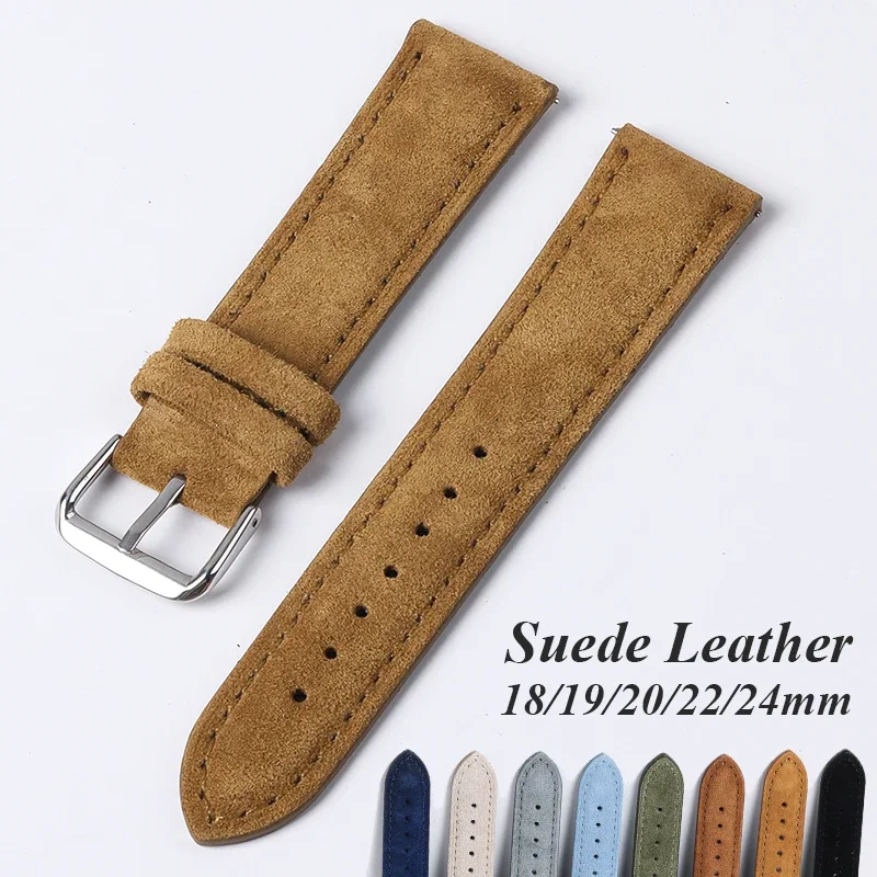 Suede Strap Watch - Süet Hakiki Deri Kordonlu Saat Seiko