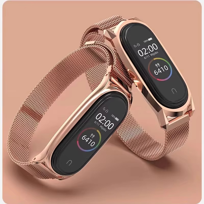 Milanese Loop Magnetic - Paslanmaz Çelik xiaomi band 10 kayış