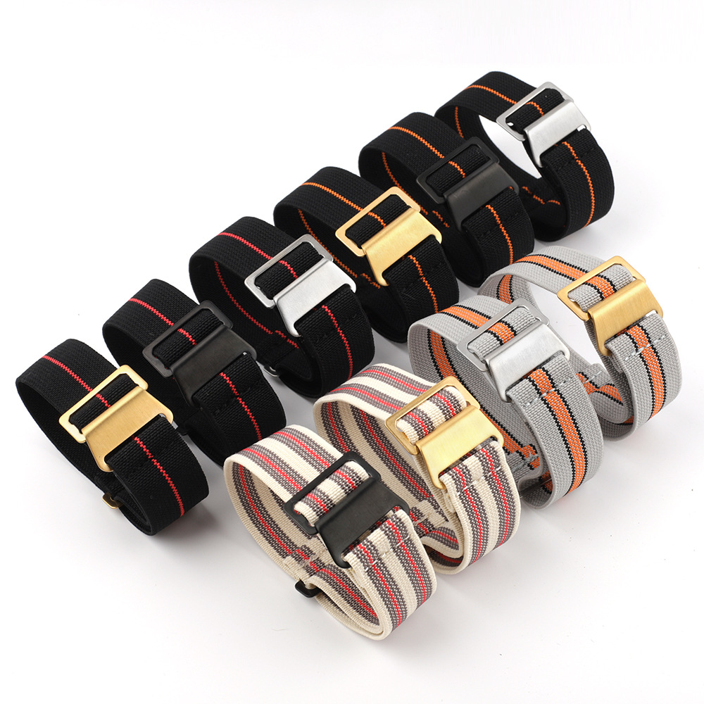 Parachute Strap Elastic - Paraşüt Naylon saat kayışı 18mm 20mm