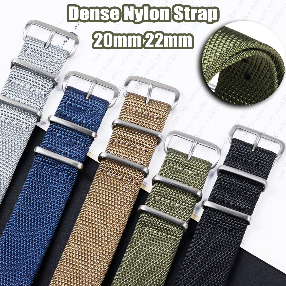 Perlon Strap Woven - Yoğun Naylon Kayış 20mm 22mm Dokuma