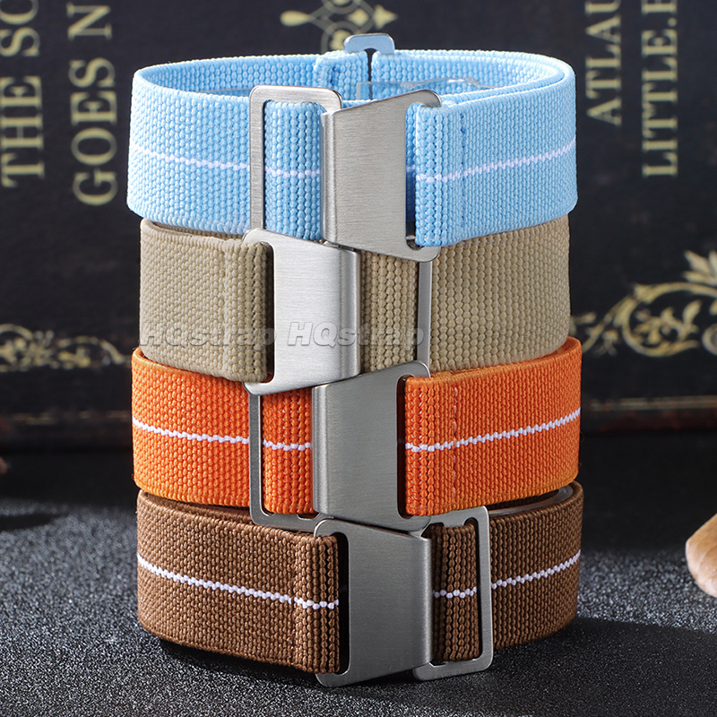 18/20/22mm Elastik Naylon saat - Parachute Strap Elastic incelemesi ve fiyatı