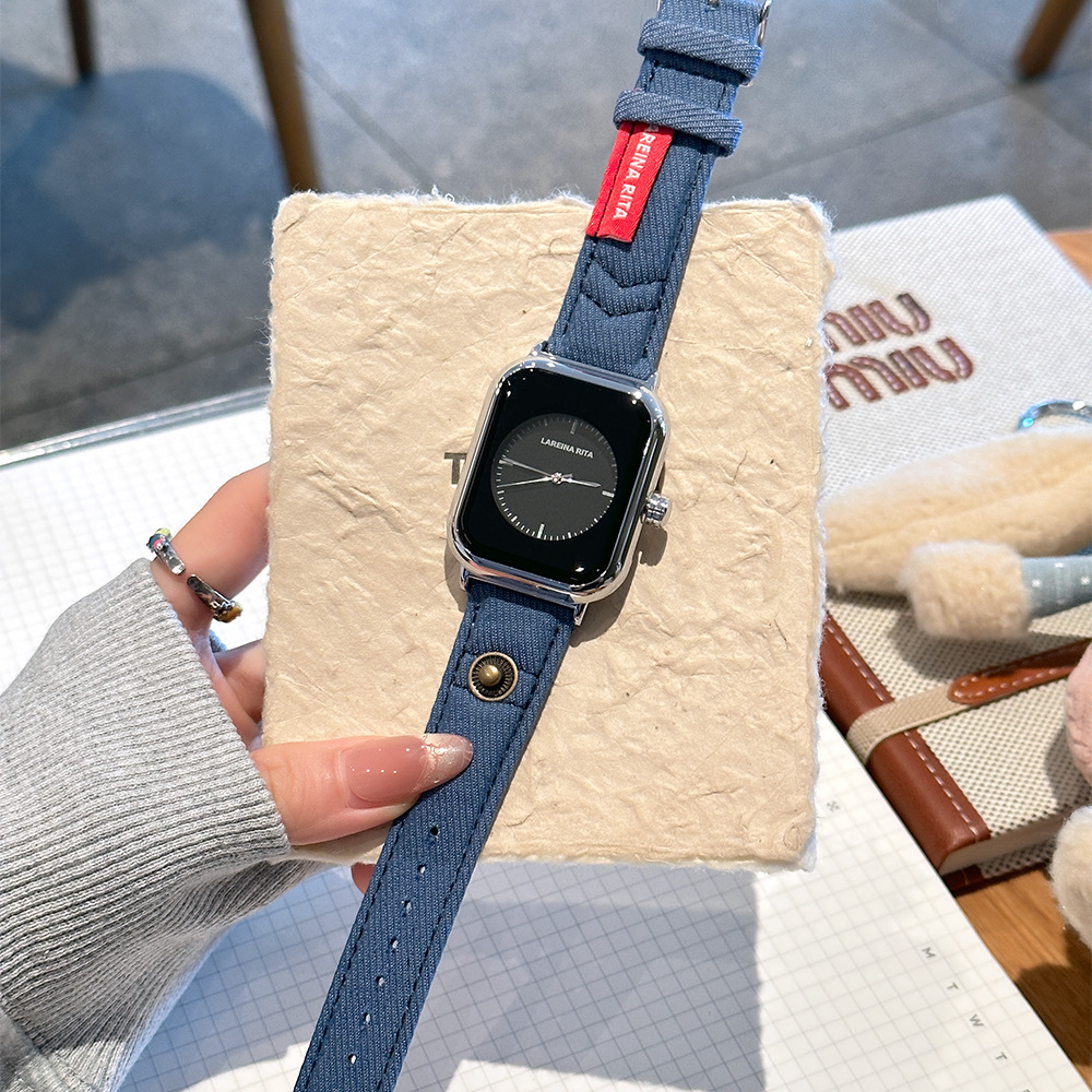Denim Kanvas Kayışlı Yeni Şık  - Canvas Strap Watch incelemesi ve fiyatı