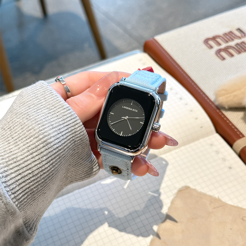 Denim Kanvas Kayışlı Yeni Şık  - Canvas Strap Watch incelemesi ve fiyatı