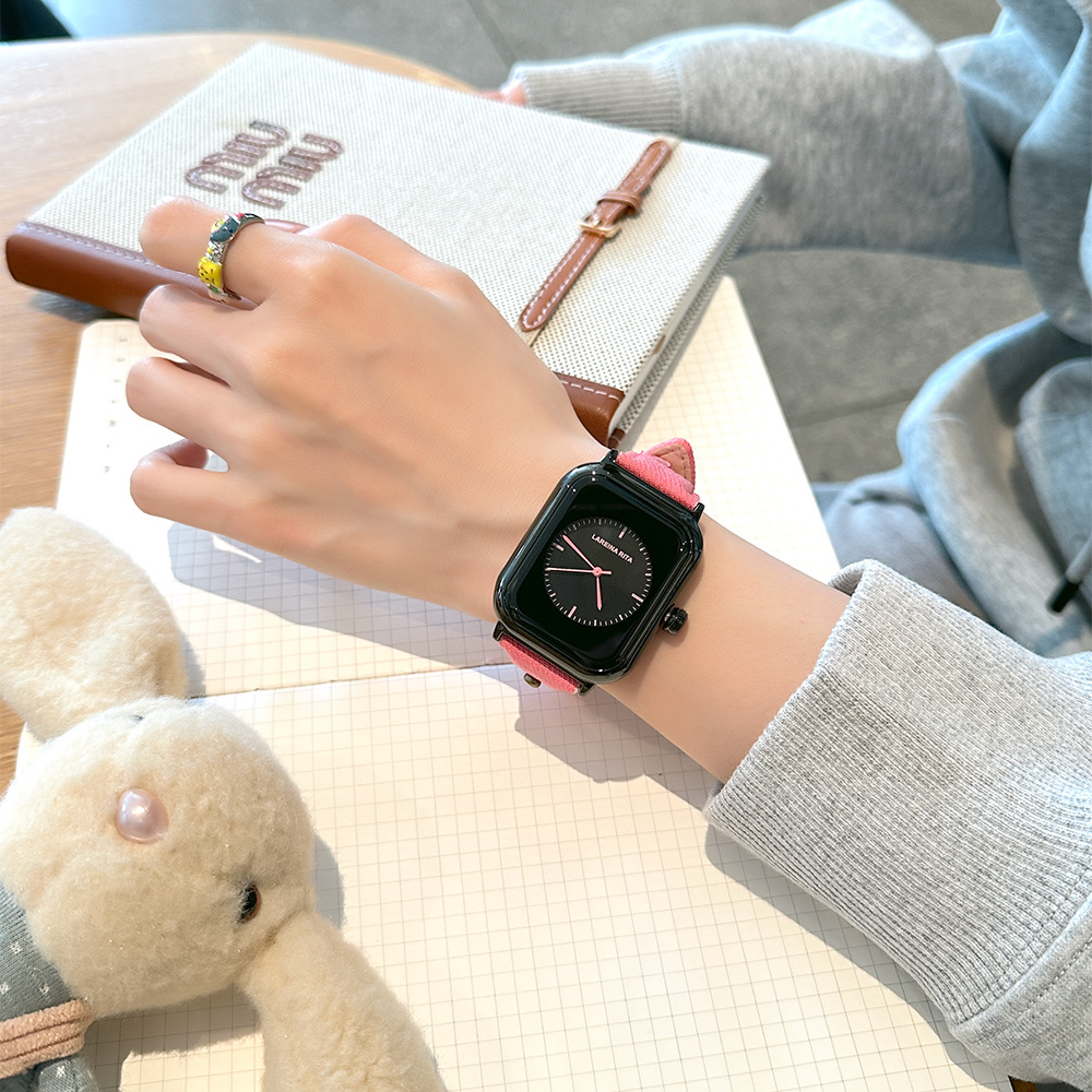 Denim Kanvas Kayışlı Yeni Şık  - Canvas Strap Watch incelemesi ve fiyatı