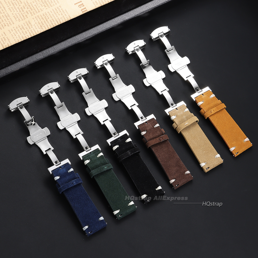 Süet Deri Saat Kayışı 18mm 20m - Suede Strap Watch incelemesi ve fiyatı