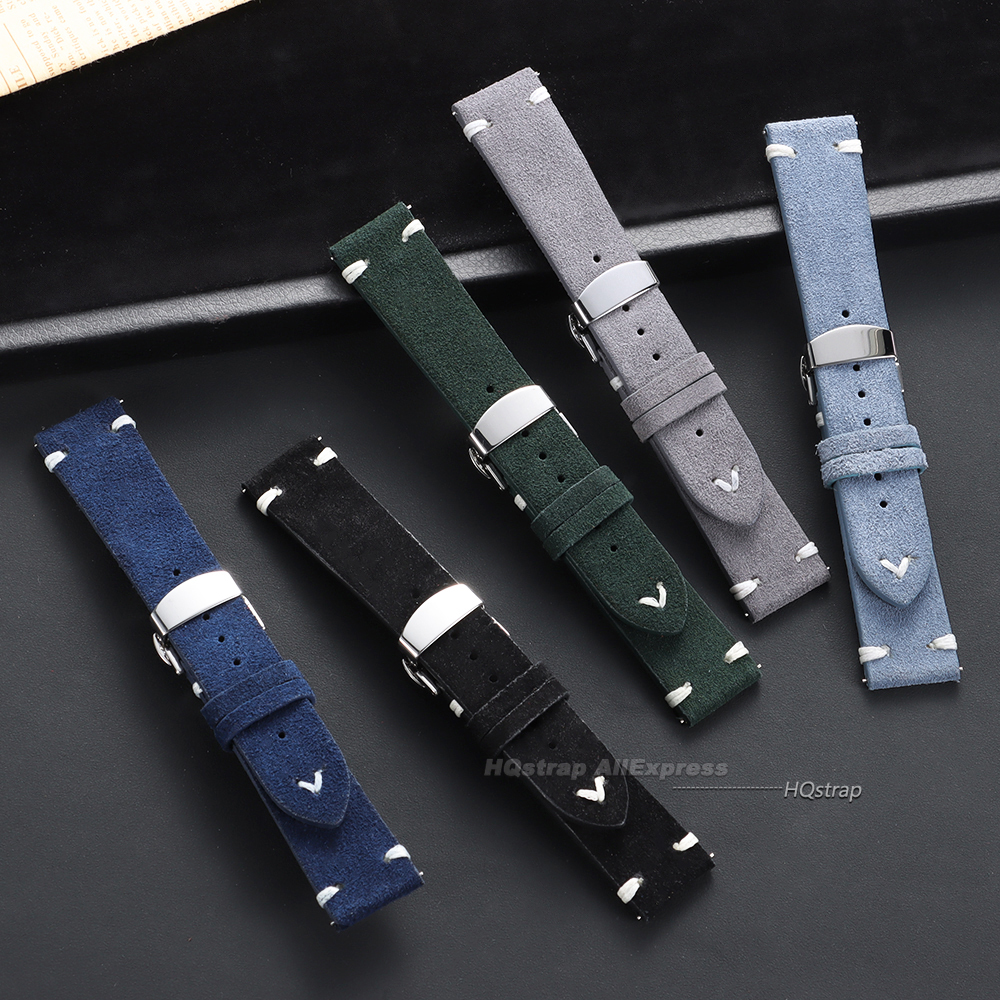 Süet Deri Saat Kayışı 18mm 20m - Suede Strap Watch incelemesi ve fiyatı