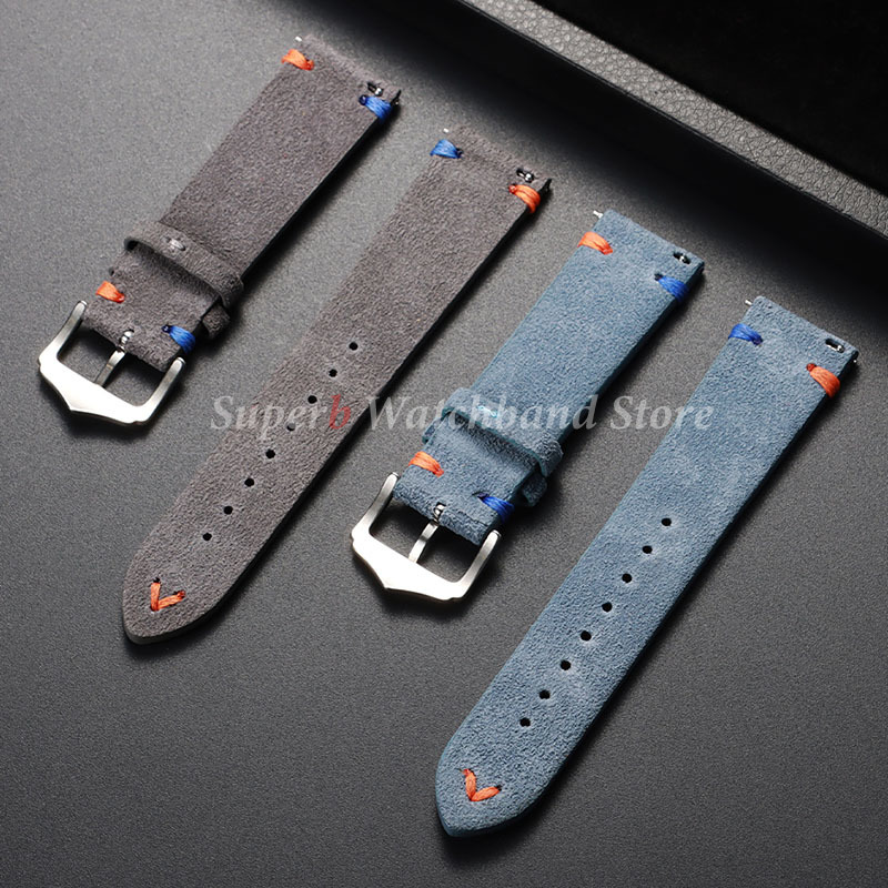 Süet Deri saat kayışı 18mm 20m - Suede Strap Watch incelemesi ve fiyatı