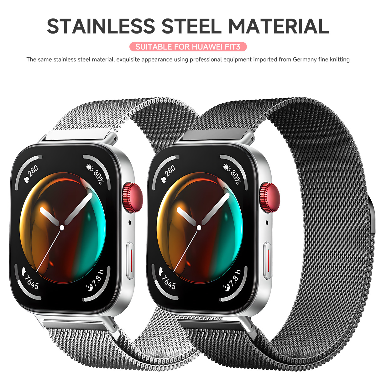Huawei Watch Fit5 5Pro için Mi - Milanese Loop Magnetic incelemesi ve fiyatı