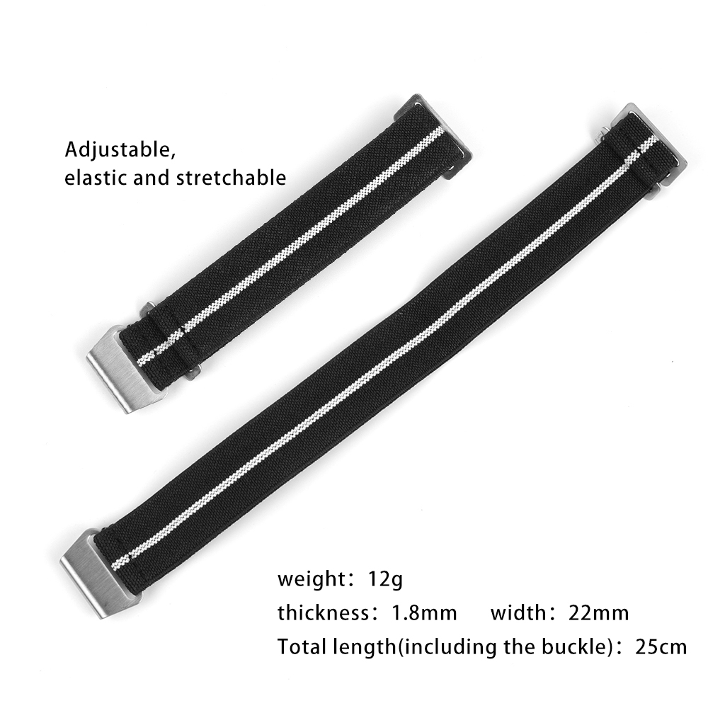 Naylon saat kayışı 18mm 20mm 2 - Parachute Strap Elastic incelemesi ve fiyatı